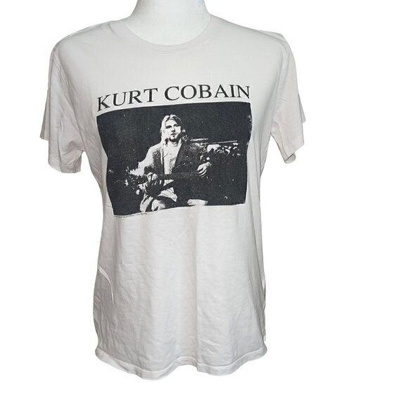 Kurt Corbain White T-Shirt Repro 2016 Limited Edition Pre-owned Size Medium - Picture 1 of 10
